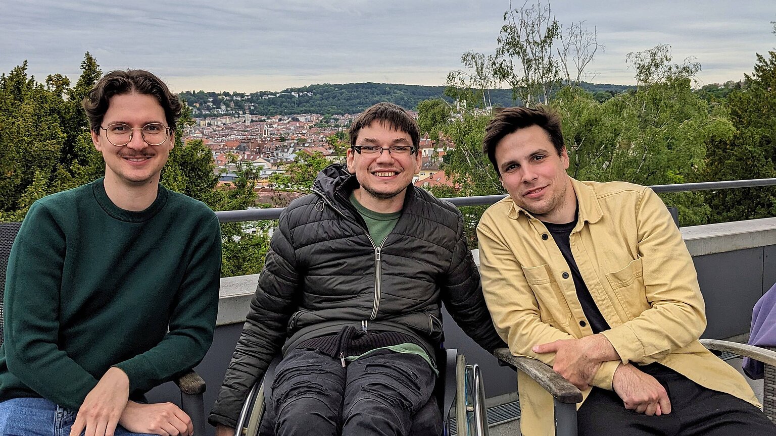 – Andreas, Fabian und Emanuel vom neuen Engagement-Team des DJV Baden-Württemberg
